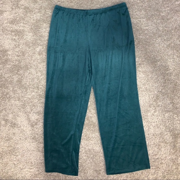 Seventh Avenue Turquoise Wide Leg Pants size 3X - Picture 3 of 8